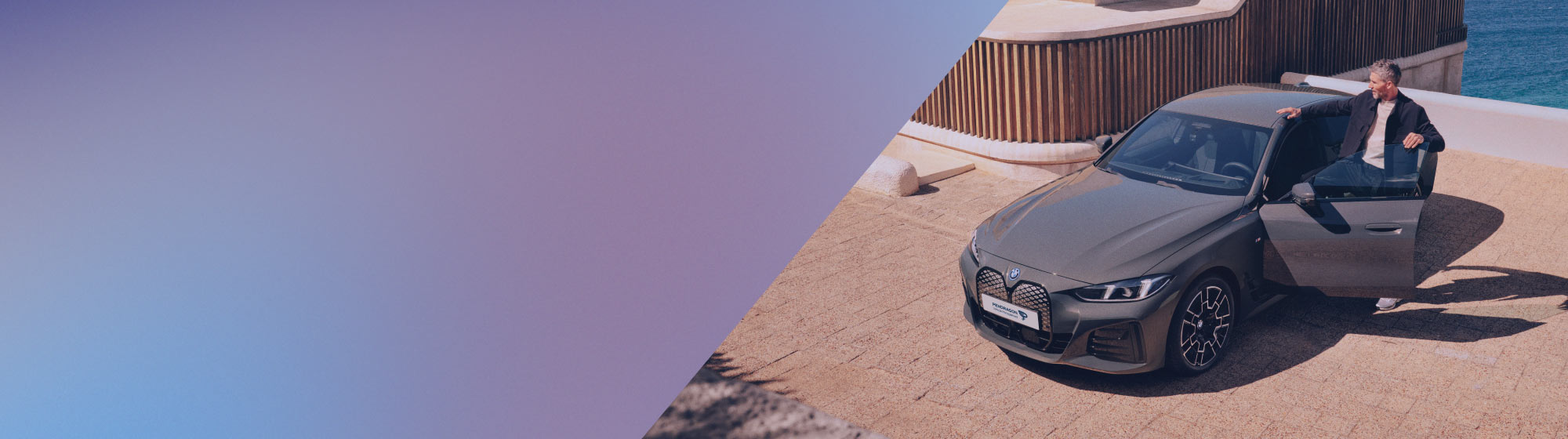 BMW car split image