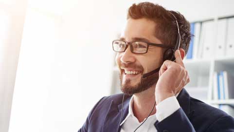 Man On Phone Call